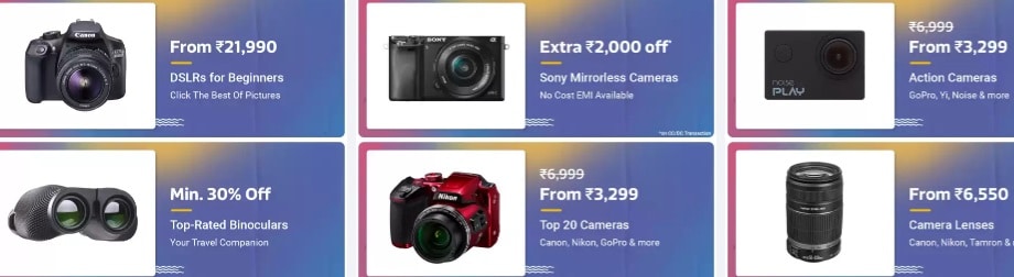 Holi Sale Offers on Cameras on Amazon