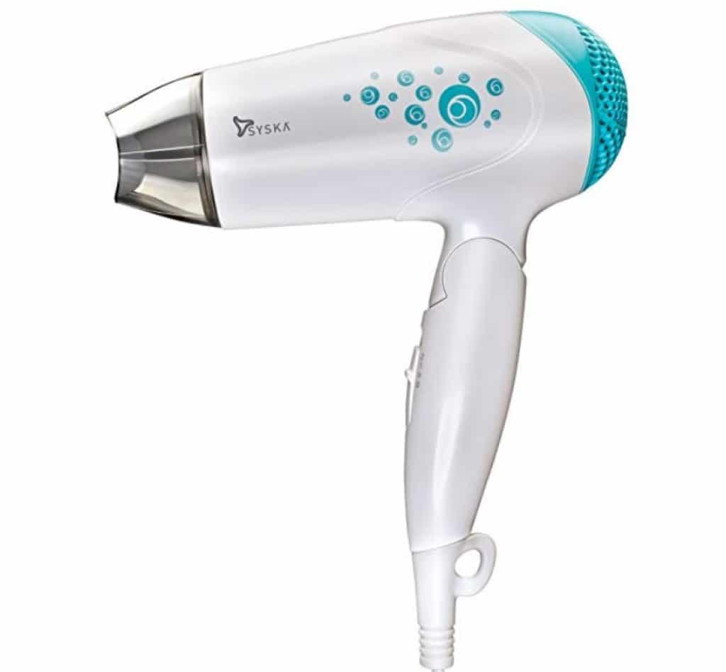 SYSKA Hair Dryer HD1610 with Cool and Hot Air 