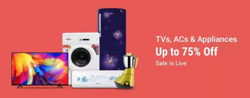 Flipkart Tvs & Appliances Offers 2022
