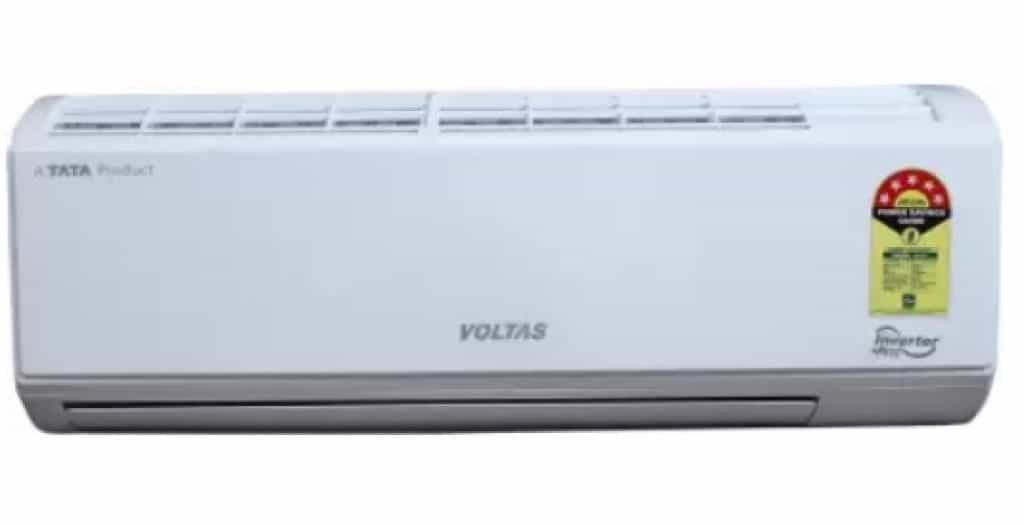 Voltas 1.2 Ton 5 Star Split Inverter AC (155V DZW, Copper Condenser)