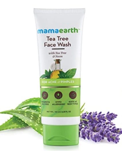 Mamaearth Tea Tree Natural Face Wash for Acne & Pimples