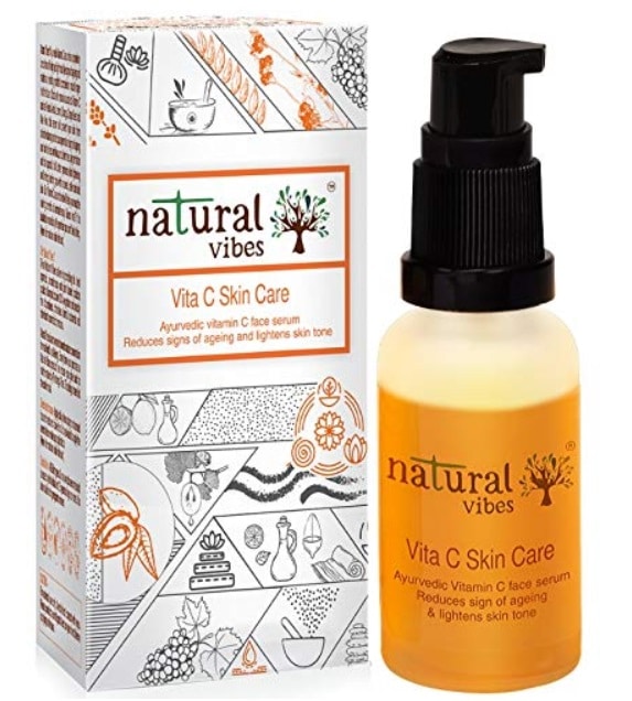 Natural Vibes Ayurvedic Vitamin C Skin Care Face Serum