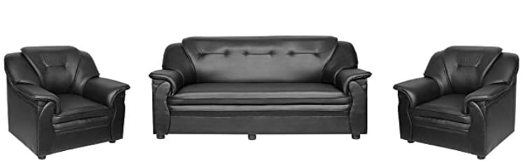 Sekar Lifestyle 3+1+1 Seater Polyurethane Sofa Set 
