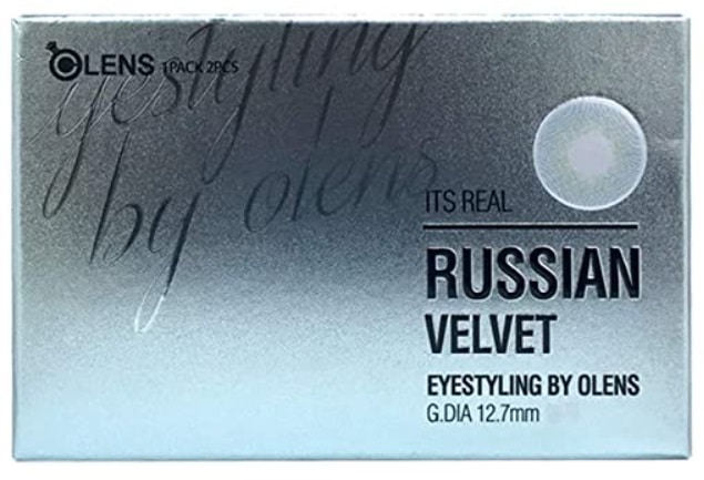 O-LENS Russian Velvet Blue Coloured Contact Lens