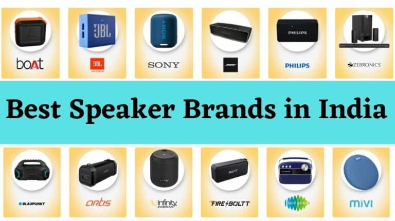 Best and Top 10 Speaker Brands in India