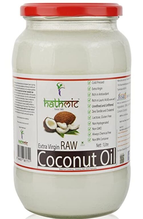 HATHMIC Raw Extra Virgin Coconut Oil 