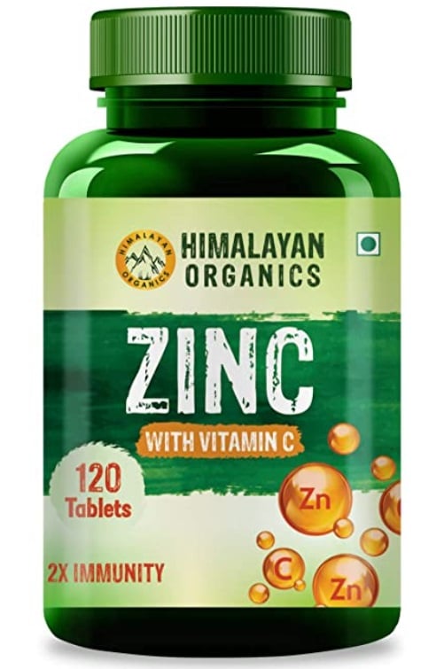 3. Himalayan Organics Zinc Citrate Supplement with Vitamin C
