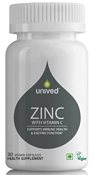Unived Zinc with Vitamin C and Alfalfa